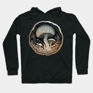 Cottagecore Nature Forest Garden Lover Mushroom Hoodie